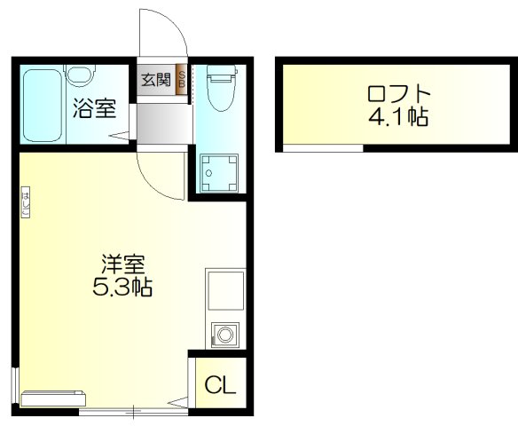 ロフトステージ壱番館の間取り