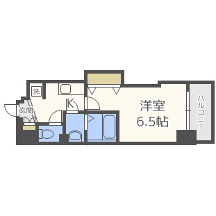 Luxe難波西Iの間取り