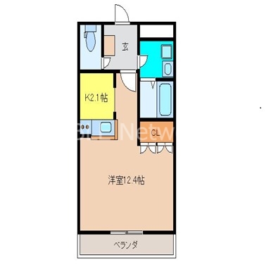 シャルドネ弥生が丘IIの間取り