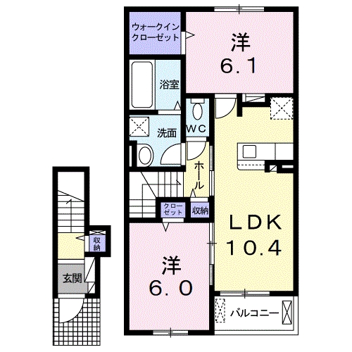 ガーベラコートの間取り