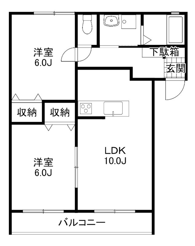 エクセランメゾンの間取り