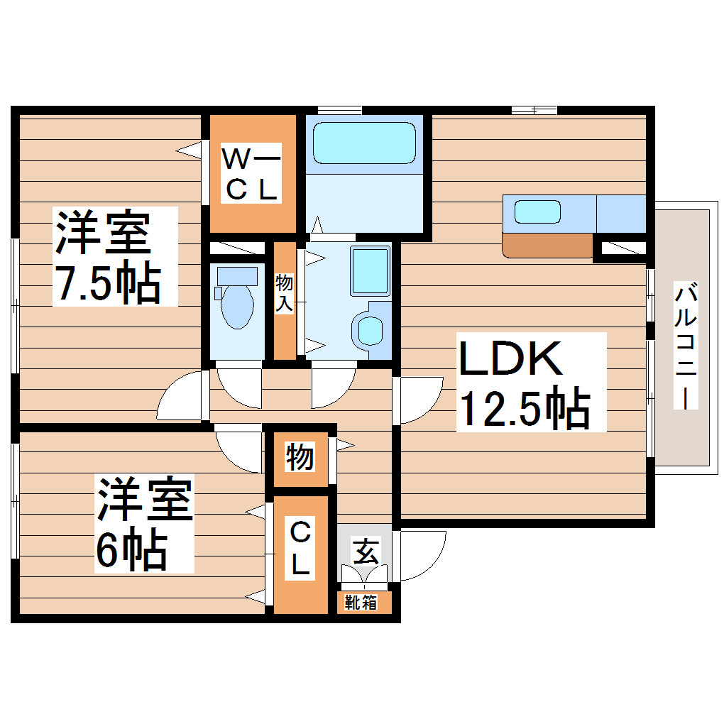 【シャルマンコート杜Ｃの間取り】