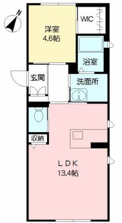 【鹿児島市城西のマンションの間取り】