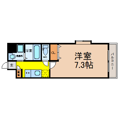 名古屋市名東区宝が丘のマンションの間取り