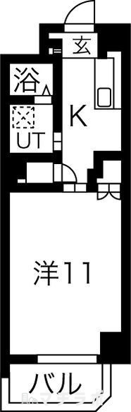 名古屋市千種区青柳町のマンションの間取り