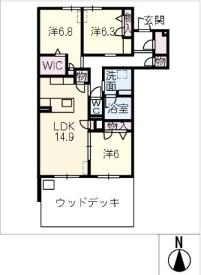 グランジーク　みなとの間取り