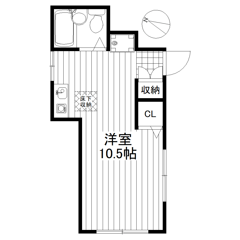 赤城ハウスの間取り