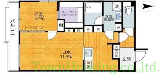 品川区西品川のマンションの間取り