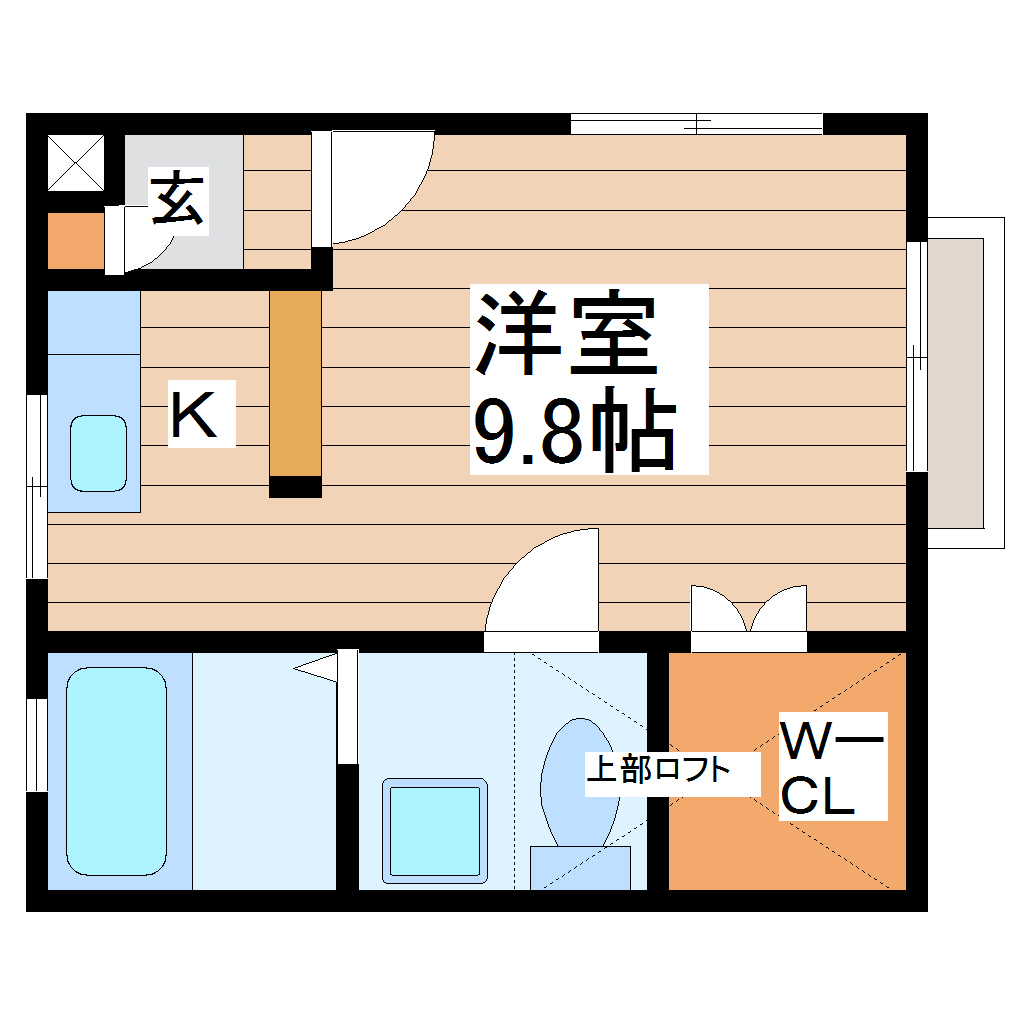 カーサカルテットAの間取り