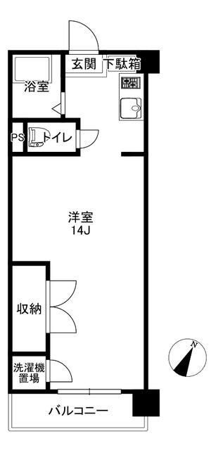 ヴィラ東寺尾の間取り