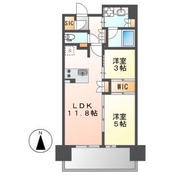 ローレルアイ名駅東の間取り