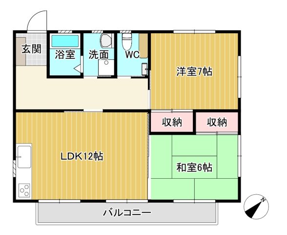 ライデンハイツ紘の間取り