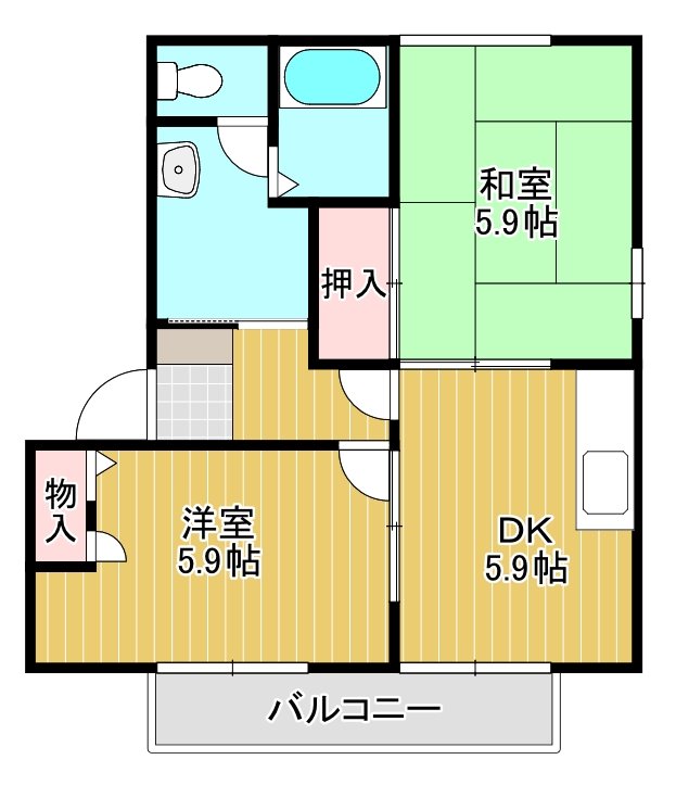 グランヴィアＣの間取り