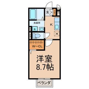 サン メゾンAの間取り