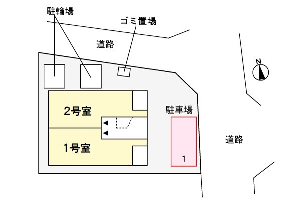 【プログレNオメガの駐車場】