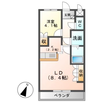 リバティコートの間取り