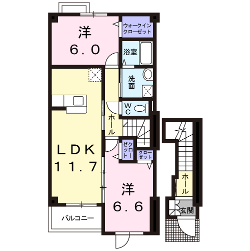 サラミタージュの間取り