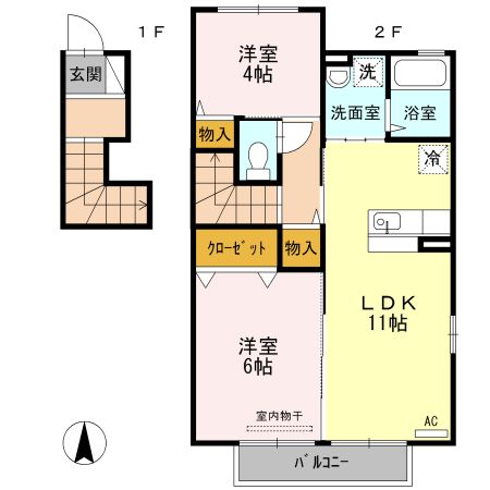 サント　カンパーニュの間取り