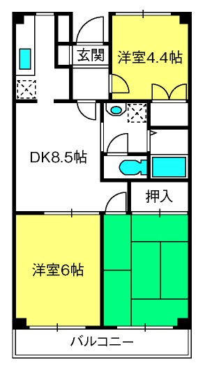 サンシャイン大成の間取り