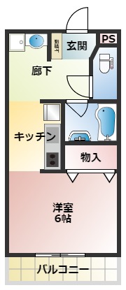 COCORO吹田の間取り