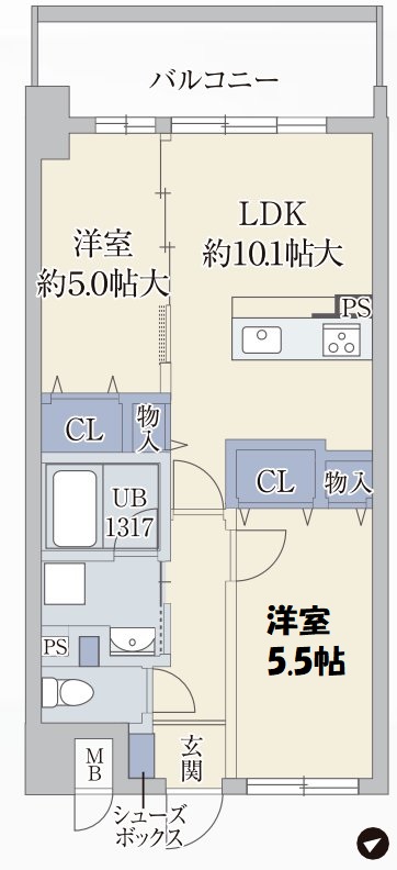 ATKレジデンスなにわ橋の間取り