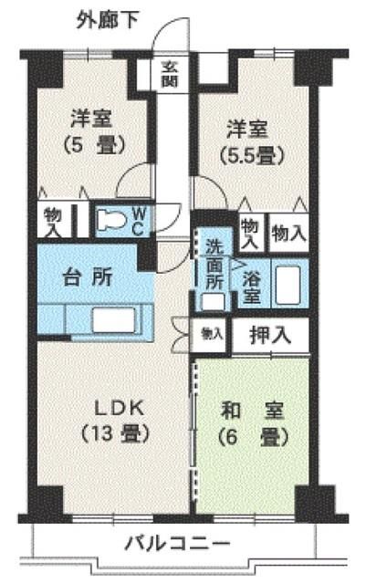 【ヴァン新検見川の間取り】