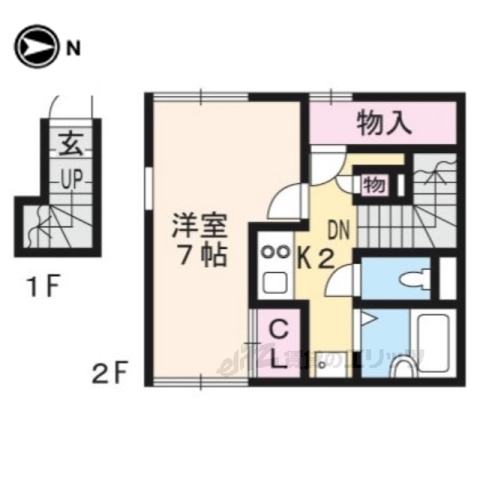 レオネクスト宇治壱番の間取り