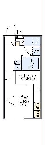 レオパレステラス花みずきの間取り