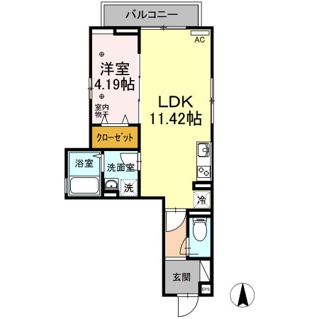 アンリジェールの間取り