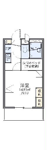 レオパレス２４０美里の間取り