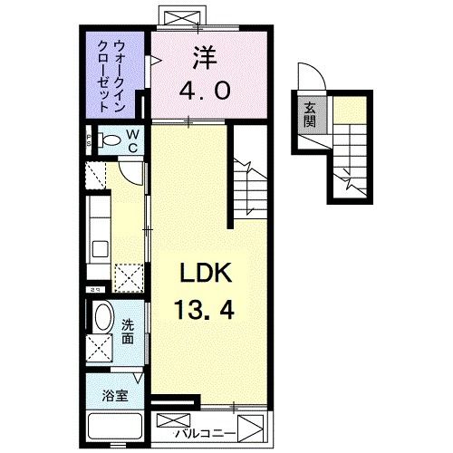 【富山市堀川小泉町のマンションの間取り】