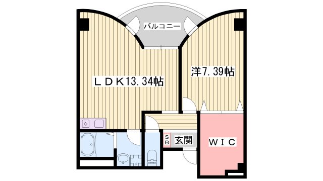 アバントコート明石の間取り