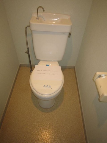 トイレ　写真は別号室のものです。
