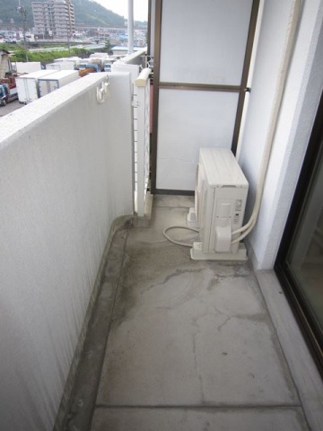 バルコニー　写真は別号室のものです。