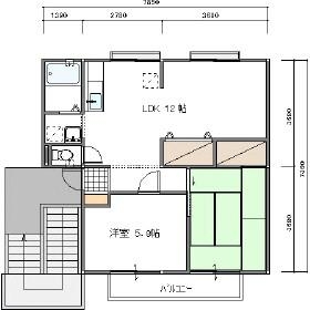 サンビレッジ・ピュアI　Ｅ棟の間取り