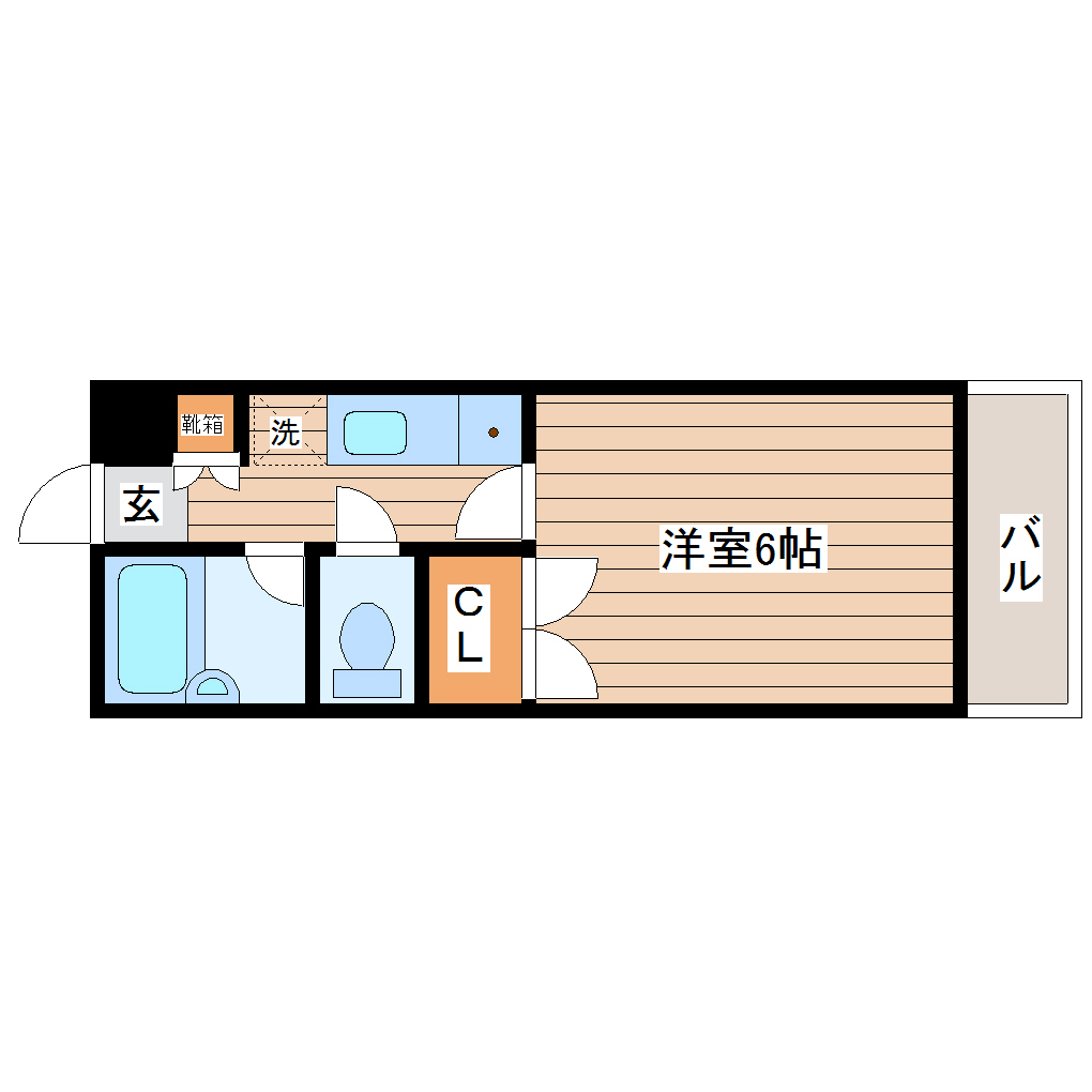 カンダミニアム仙台の間取り