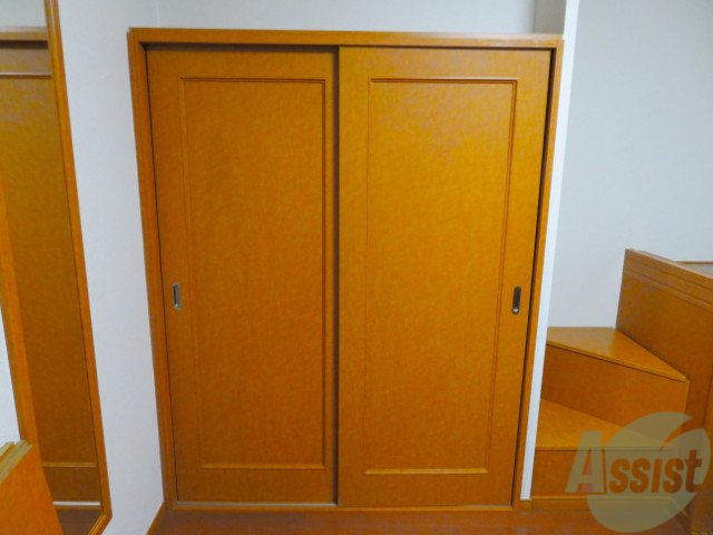 収納　収納スペースがあるのでとてもいいですね。