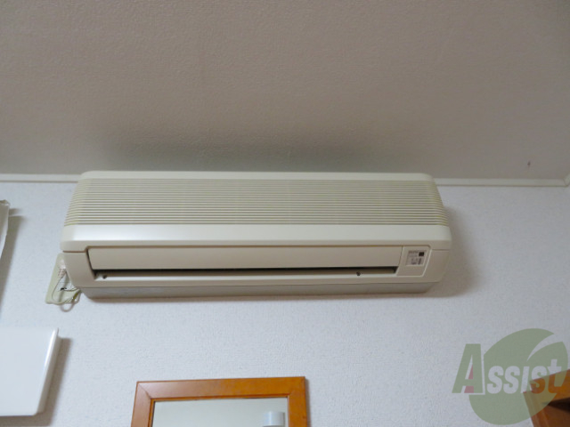 その他設備　エアコンが付いているので、夏も快適ですね。「