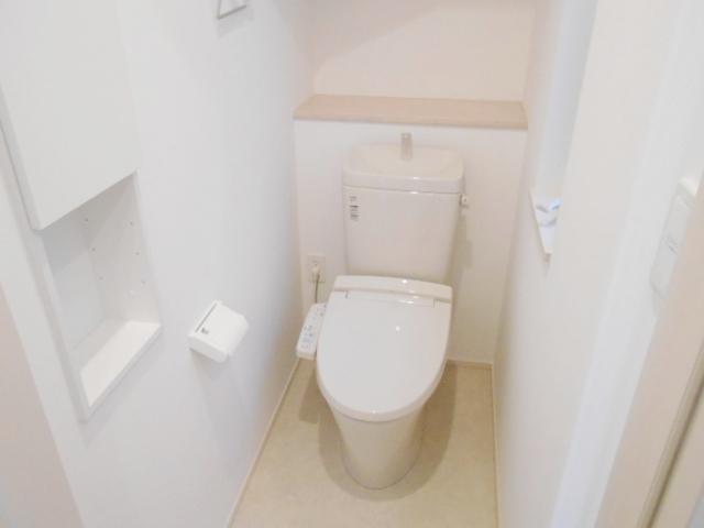 トイレ　ゆったりとした空間のトイレです