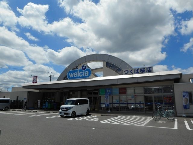 ドラックストア　ウエルシアつくば桜店（ドラッグストア）まで1000m