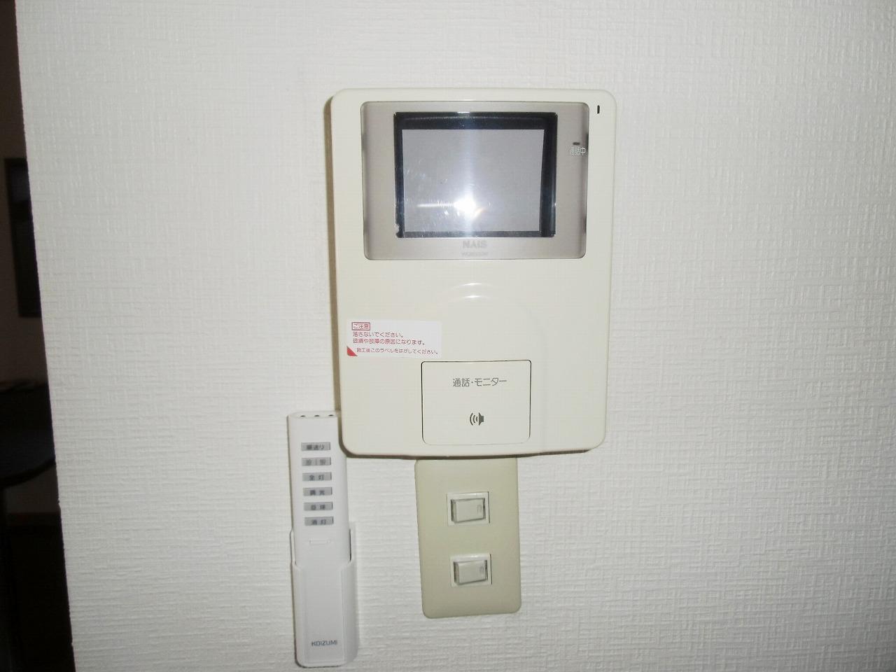 セキュリティ　ＴＶモニター付きインターフォン♪