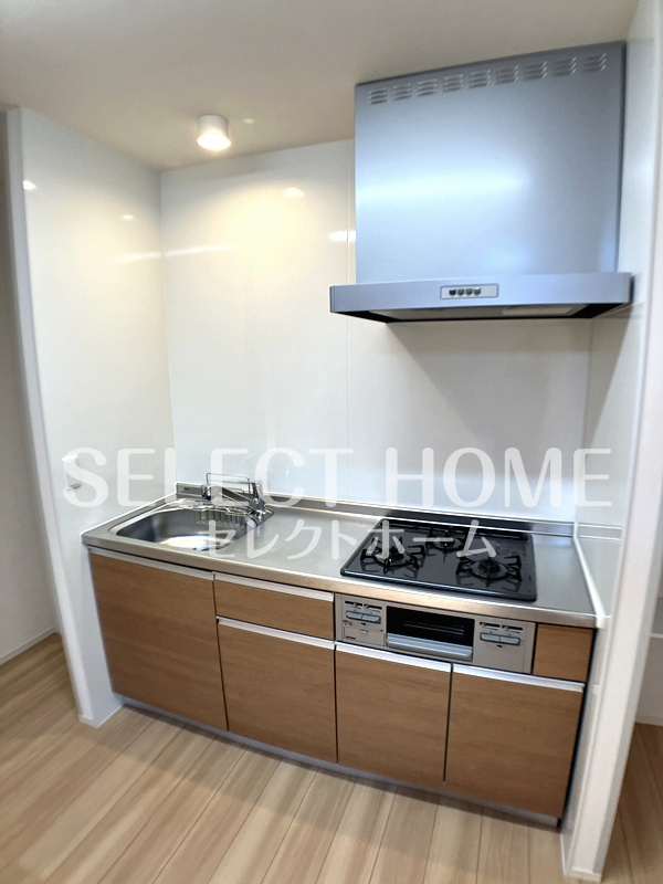 キッチン　コンパクトなキッチンで掃除もラクラク