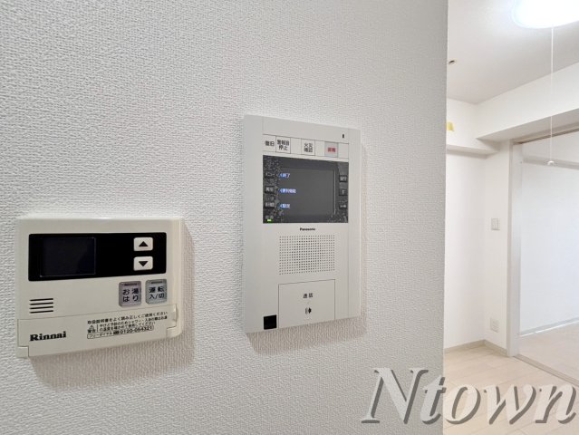 セキュリティ　モニター付きインターホンです