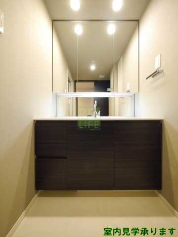 洗面設備　マジェスティハウス新宿御苑パークナード