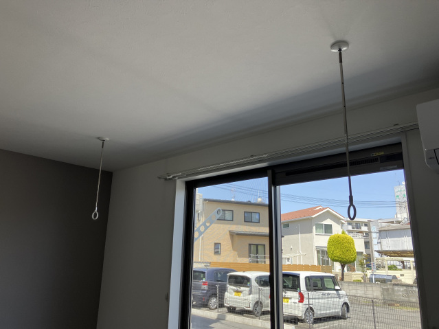 バルコニー　室内物干しあり☆