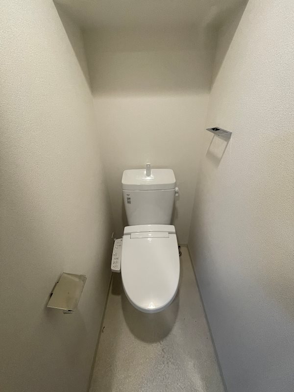トイレ　落ち着いた色調のトイレです