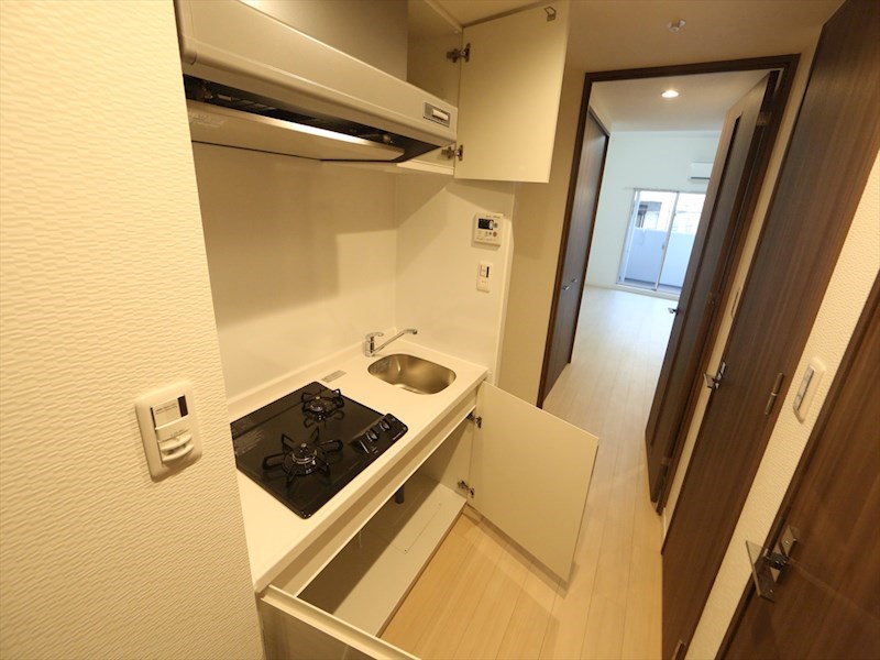 キッチン　システムキッチン（ガス2口コンロ付）