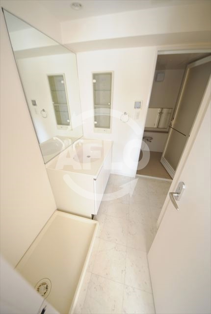 洗面設備　アーデン上本町　洗面脱衣所