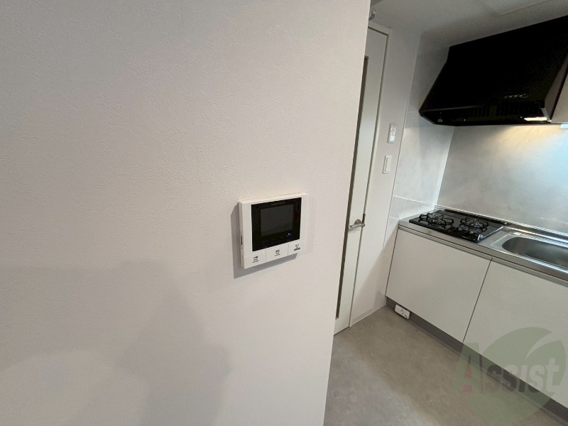 セキュリティ　ＴＶモニター付インターホンです。来客者の顔が見えるので安心！