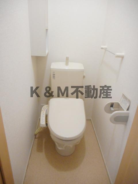 トイレ　ゆったりとした空間のトイレです